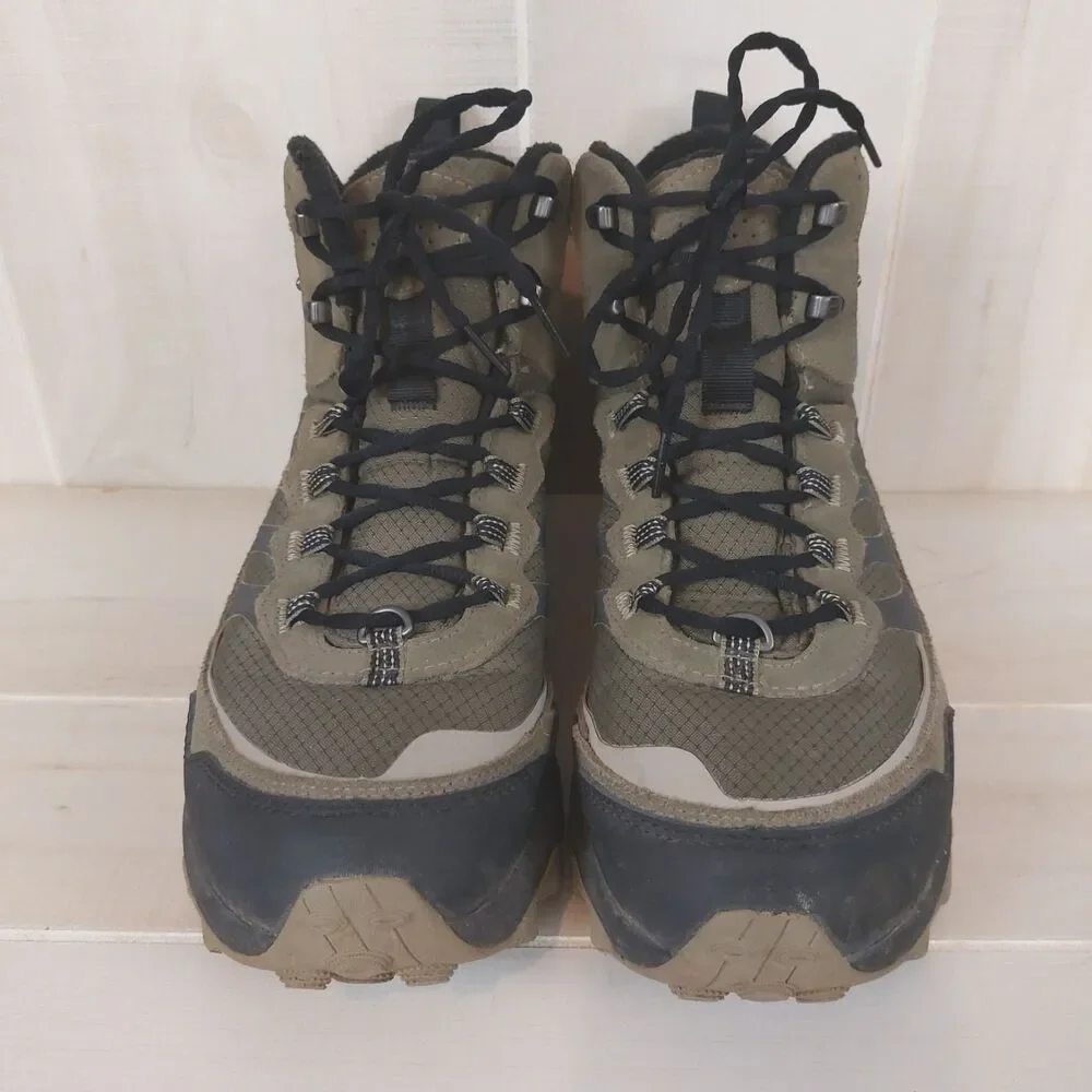 Merrell Moab Speed Thermo Mid WP Men's Sz 9.5 Olive Hiking J066915 Primaloft